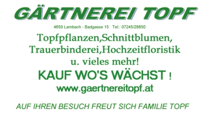 Gärtnerei Topf