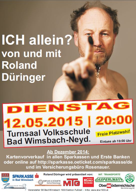 SKW 2015 RDueringer ICH allein 12052015 Plakat